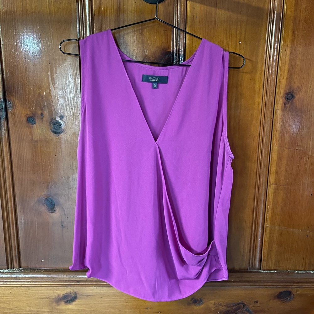 Pink/Fuschia Rachel Roy Sleeveless Top Size XL